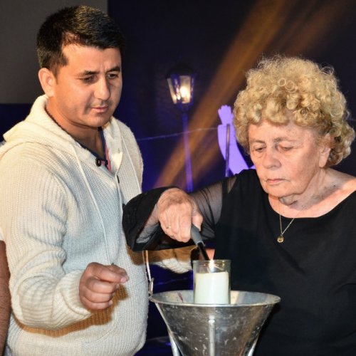 טקס יום הזיכרון לשואה ולגבורה תשע