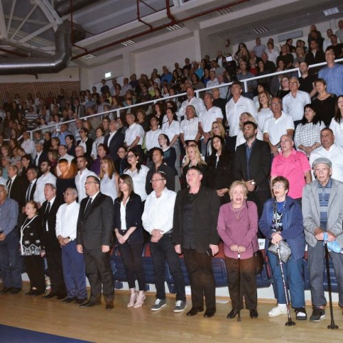 טקס יום הזיכרון לשואה ולגבורה תשע