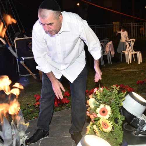 טקס יום הזיכרון לחללי מערכות ישראל ונפגעי פעולות האיבה תשע