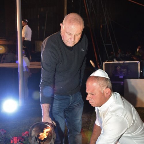 טקס יום הזיכרון לחללי מערכות ישראל ונפגעי פעולות האיבה תשע