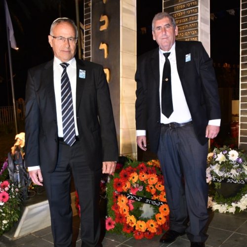 טקס יום הזיכרון לחללי מערכות ישראל ונפגעי פעולות האיבה תשע