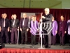 מסיבת חנוכה והדלקת נרות עם המתנדבים בקריית ביאליק
