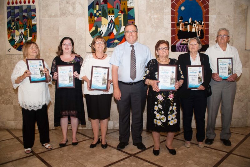 ראש העיר, אלי דוקורסקי , ויקירי הקריה לשנת תשעז
